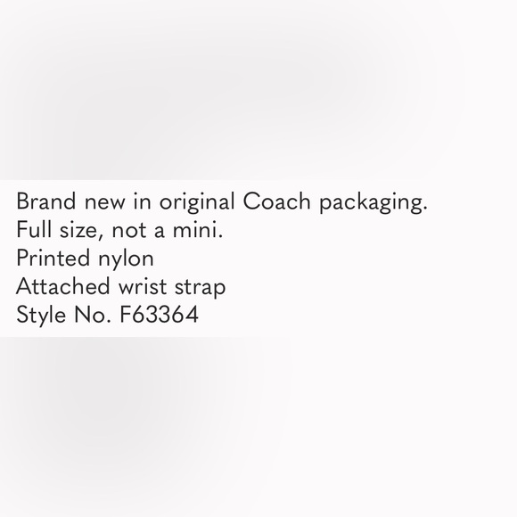 Brand new Coach monogram umbrella - Picture 9 of 10